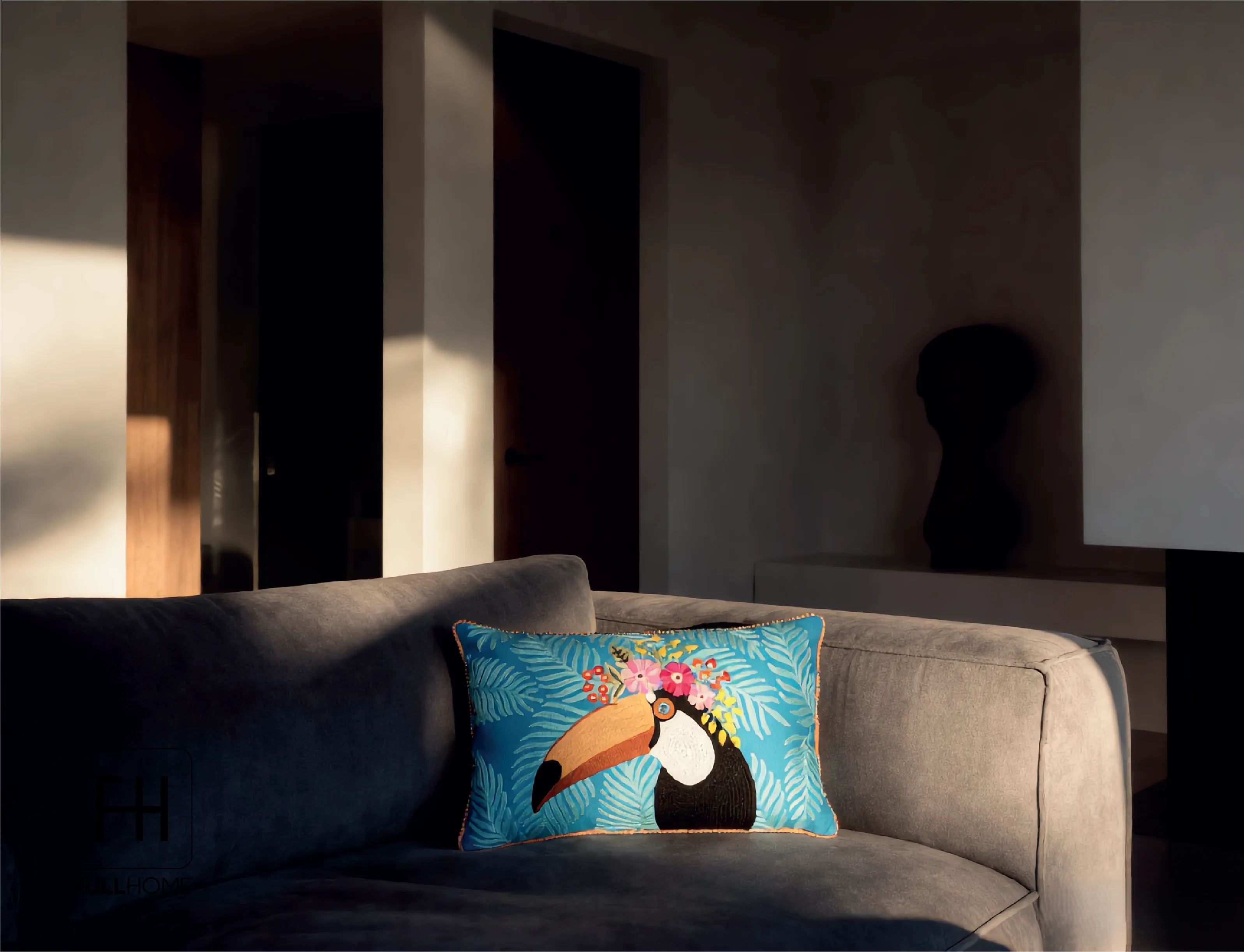 Tropical Toucan Cushion