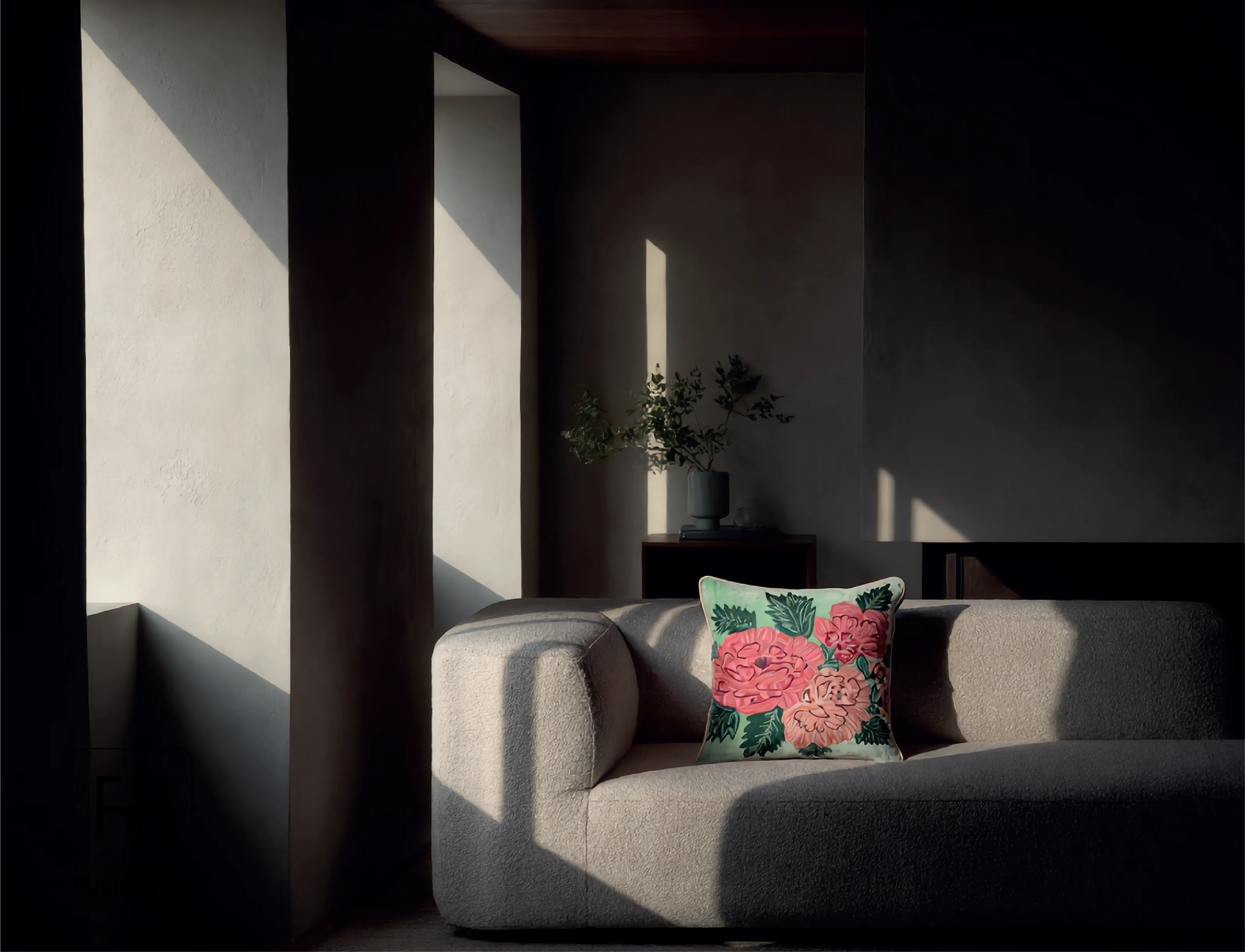 Blush Garden Cushion