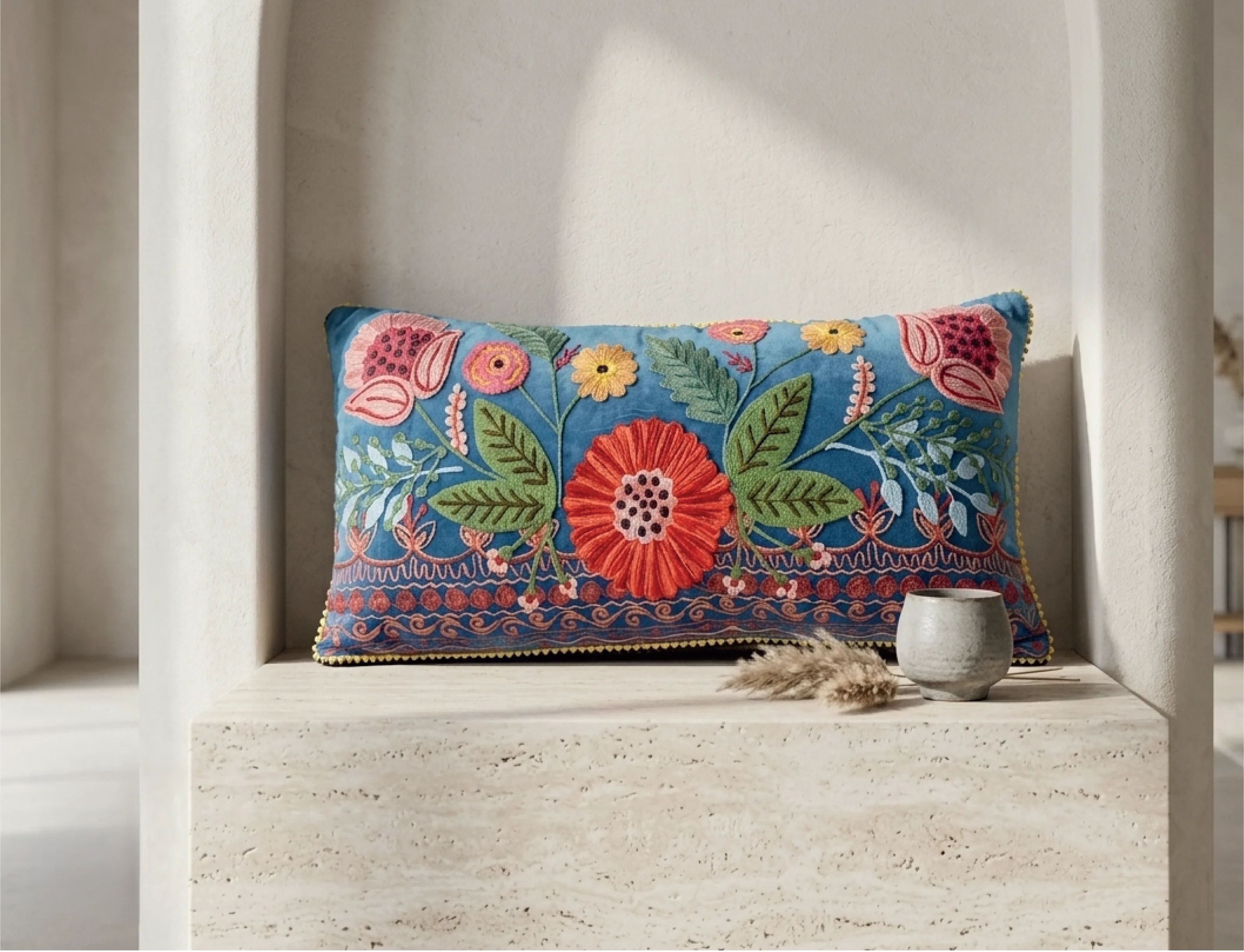 Heritage Bloom Cushion