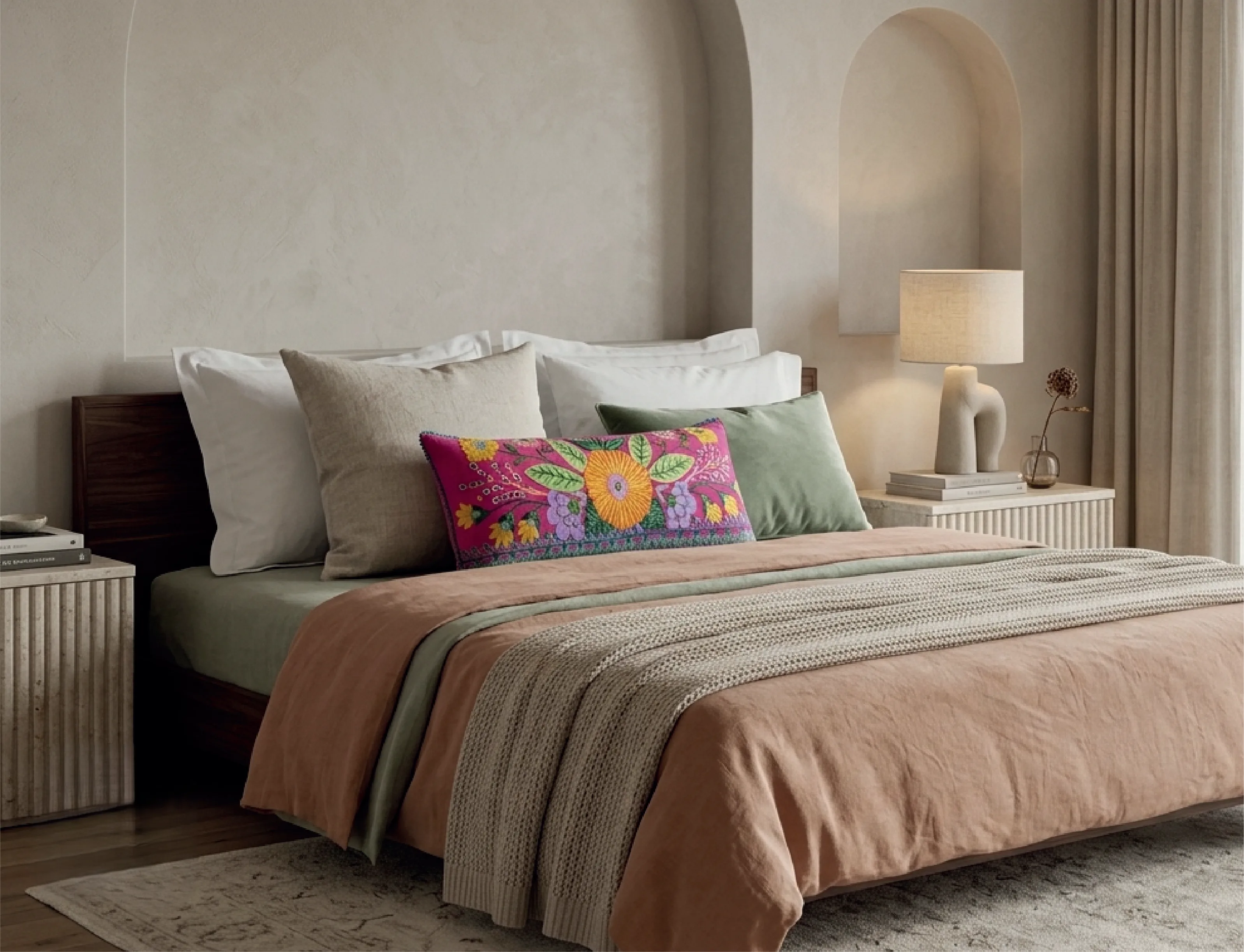 Luxe Bloom Cushion