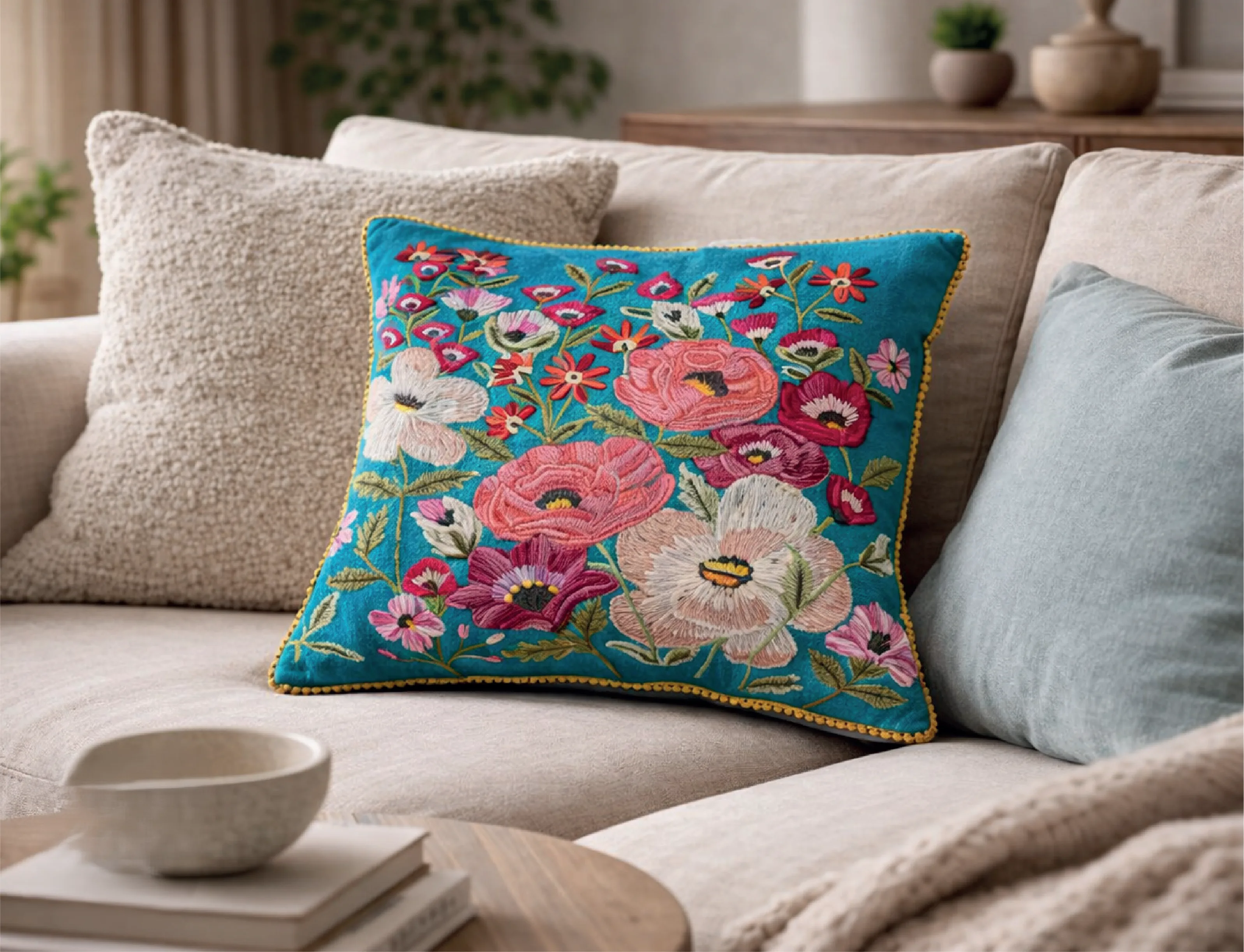 Blooming Meadow Cushion