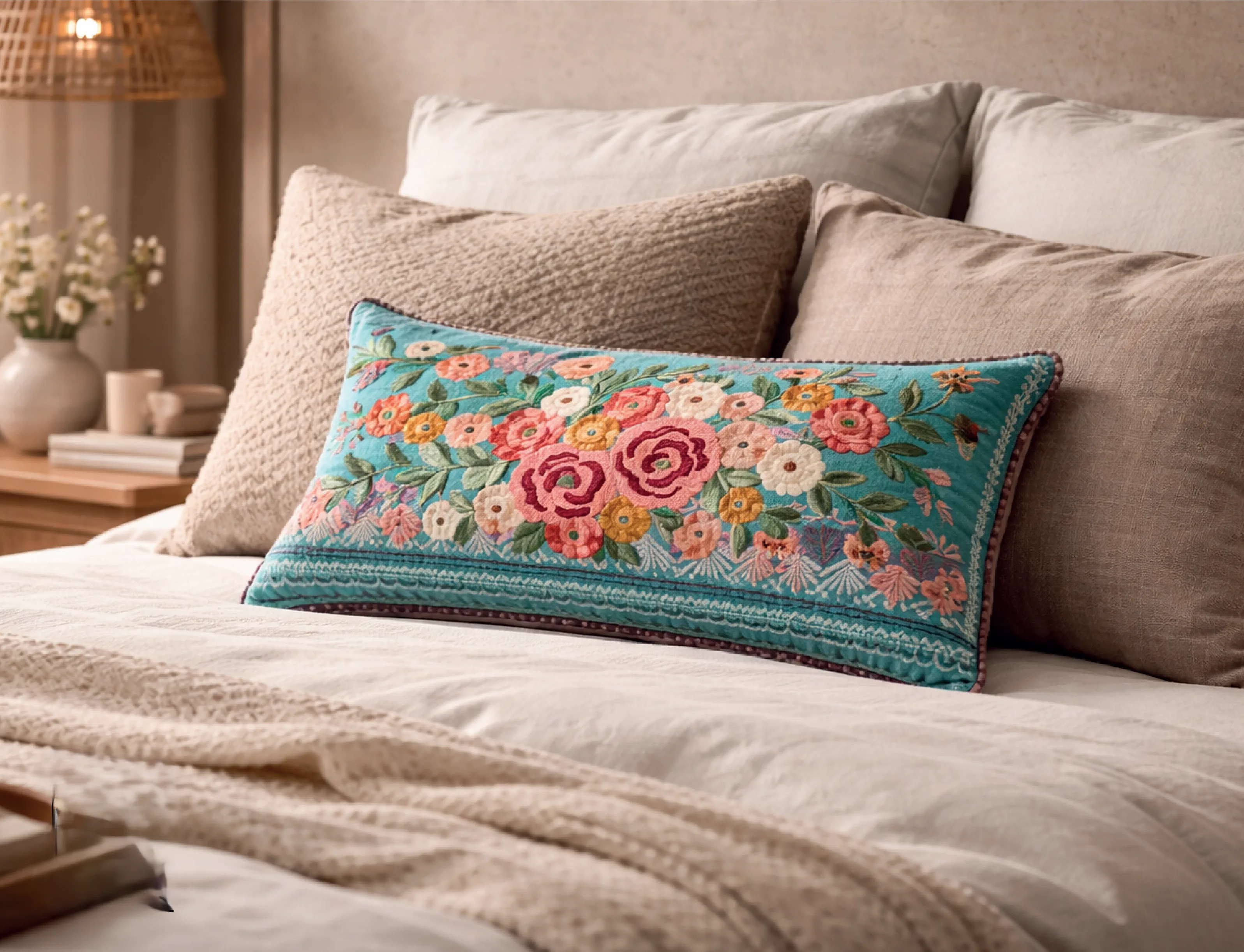Vintage Floral Cushion