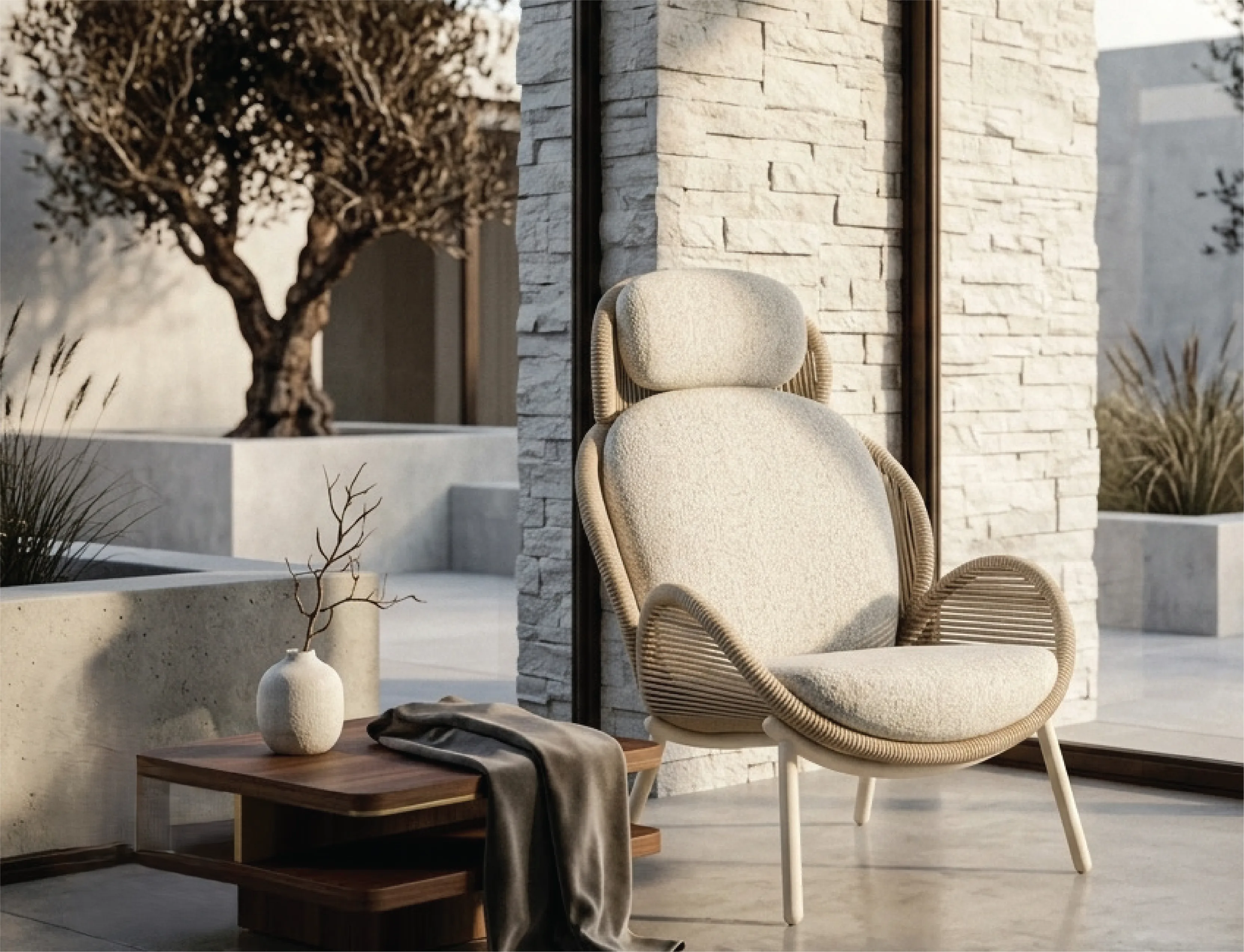 Vigo High Back Single Sofa